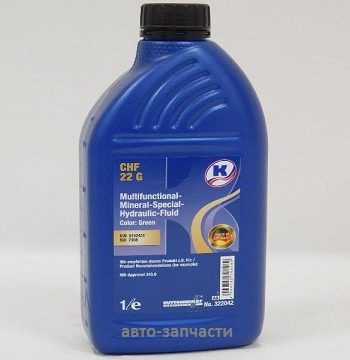 Специальная гидравлическая жидкость KUTTENKEULER CHF green 22G 1л.