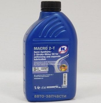 Масло для мотоциклов KUTTENKEULER MACRO 2T 1л.