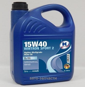 Масло моторное KUTTENKEULER WINTRON SPORT 2 15W-40 5л.