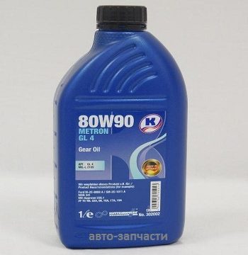 Масло трансмиссионное KUTTENKEULER METRON GL 4 80W-90 1л.
