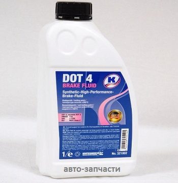 Тормозная жидкость KUTTENKEULER Brake Fluid DOT 4, 1л.