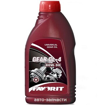 Масло трансмиссионное минеральное универерсальное всесезонное GEAR GL-4 SAE API GL-4 80W-90 4л.