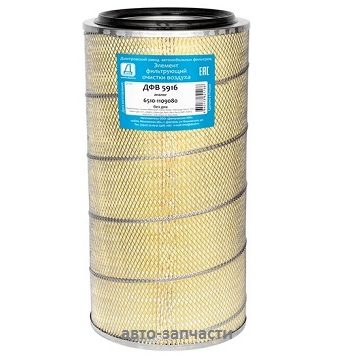 Фильтр воздушный ДФВ 5916 (6510-1109080) без дна